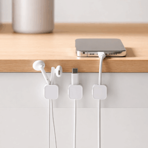Mobile Origin Cable Cord Organizer Holder CB8 White - Image 2
