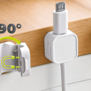 Mobile Origin Cable Cord Organizer Holder CB8 White - Image 6