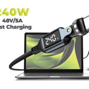 Mobile Origin 240W Display 540° Rotating USB-C to USB-C Cable 1.8 m CB16 - Image 11