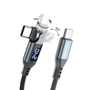 Mobile Origin 240W Display 540° Rotating USB-C to USB-C Cable 1 m CB16 - Image 4