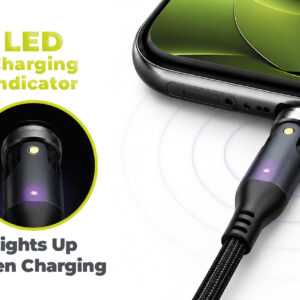 Mobile Origin 240W Magnetic 540° Rotating USB-C to USB-C Cable 1 m CB14 - Image 11