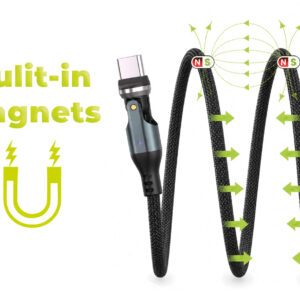 Mobile Origin 240W Magnetic 540° Rotating USB-C to USB-C Cable 1 m CB14 - Image 8