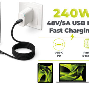 Mobile Origin 240W Magnetic 540° Rotating USB-C to USB-C Cable 1 m CB14 - Image 10