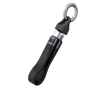 Mobile Origin 240W 40Gbps 8K USB-C Keychain Cable CB17 Black - Image 3