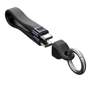 Mobile Origin 240W 40Gbps 8K USB-C Keychain Cable CB17 Black - Image 4