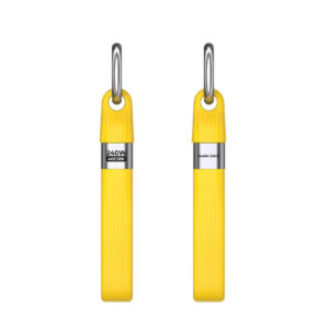 Mobile Origin 240W 40Gbps 8K USB-C Keychain Cable CB17 Yellow - Image 2