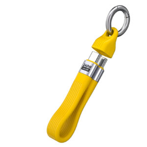 Mobile Origin 240W 40Gbps 8K USB-C Keychain Cable CB17 Yellow - Image 3