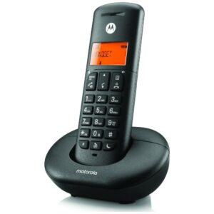 Cordless landline phone Motorola E201 black - Image 2