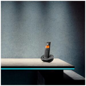 Cordless landline phone Motorola E201 black - Image 3