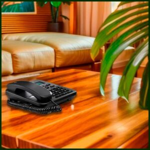 Motorola CT202 landline phone juodos spalvos - Image 2