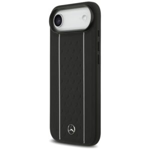Mercedes Leather Star Pattern Stripes MagSafe Dėklas skirtas Apple iPhone Air juodos spalvos - Image 2
