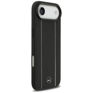 Mercedes Leather Star Pattern Stripes MagSafe Dėklas skirtas Apple iPhone Air juodos spalvos - Image 4