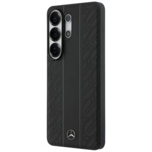 Dėklas Mercedes Laurel Leaves Vertical Stripes MagSafe for Samsung Galaxy S26 Ultra juodos spalvos - Image 2