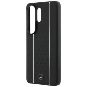 Dėklas Mercedes Laurel Leaves Vertical Stripes MagSafe for Samsung Galaxy S26 Ultra juodos spalvos & white - Image 6