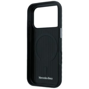 Dėklas Mercedes Leather Semi Wrap Wood Effect MagSafe skirtas iPhone 18 Pro Max / 17 Pro Max black - Image 7