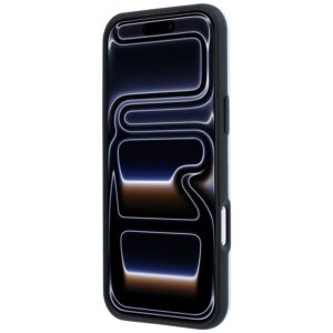 Dėklas Mercedes Leather 3D MagSafe skirtas Apple iPhone 18 Pro Max / 17 Pro Max mėlynos spalvos - Image 5