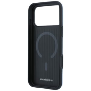 Dėklas Mercedes Leather 3D MagSafe skirtas Apple iPhone 18 Pro Max / 17 Pro Max mėlynos spalvos - Image 7
