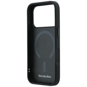 Dėklas Mercedes Leather Crossed Lines MagSafe skirtas iPhone 18 Pro /17 Pro black - Image 7