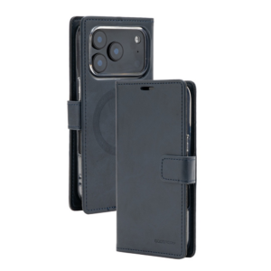 Mercury BlueMoon Diary MagSafe Dėklas skirtas iPhone 17 Pro / 18 Pro Navy Blue