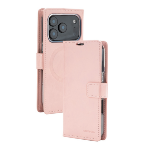 Mercury BlueMoon Diary MagSafe Dėklas skirtas iPhone 17 Pro / 18 Pro Rose Gold