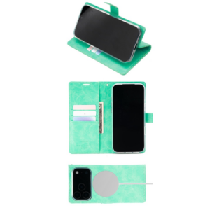 Mercury BlueMoon Diary MagSafe Dėklas skirtas iPhone 17 Pro Max / 18 Pro Max Mint - Image 2