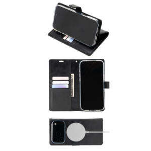 Mercury BlueMoon Diary MagSafe Dėklas skirtas iPhone 17 Pro Max / 18 Pro Max Black - Image 2