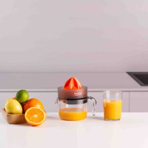 Taurus CITRUS COMPACT Rankinė sulčiaspaudė 30 W Juoda, Oranžinė, Permatomas - Image 2