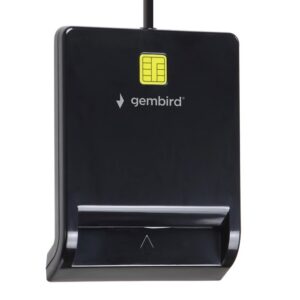 Gembird FD2-SCR USB išmaniųjų kortelių skaitytuvas, juodas - Image 2