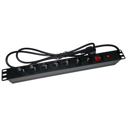 Alantec PZ071U elektros tinklo ilgintuvas 1,8 m 7 AC išvestis(ys / čių) Vidaus Juoda