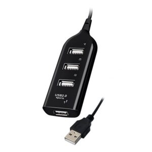 Vakoss TC-234UX sąsajos šakotuvas USB 2.0 Juoda