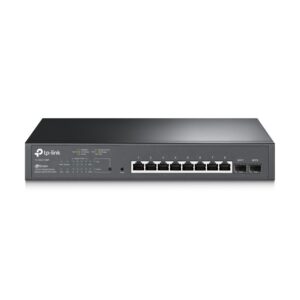 TP-Link JetStream TL-SG2210MP tinklo komutatorius Valdomas L2/L2+ Gigabit Ethernet (10/100/1000) Maitinimas per Eternetą (PoE) 1U Juoda