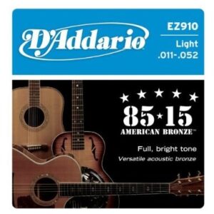 D'Addario EZ910 - akustinės gitaros stygos (11–52)