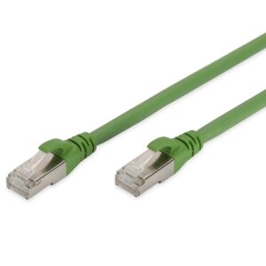 Digitus DK-1644-A-PUR-100 tinklo kabelis Žalia 10 m Cat6a S/FTP (S-STP) - Image 1