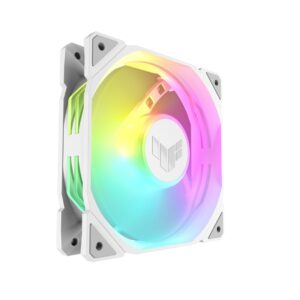 ASUS TUF GAMING TR120 ARGB REVERSE 3IN1 White Kompiuterio korpusui Orinis aušintuvas 12 cm Balta - Image 2