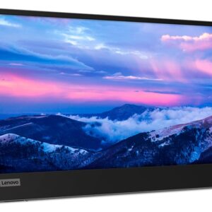 Lenovo L15 kompiuterio monitorius 39,6 cm (15.6") 1920 x 1080 pikseliai „Full HD“ LED Juoda, Pilka - Image 2