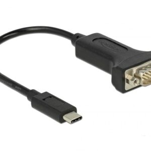 DeLOCK 63908 serijinis kabelis Juoda 0,15 m DB-9 - Image 1