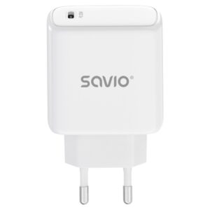 SAVIO LA-14 20W tinklo įkroviklis su Power Delivery 3.0 - Image 1