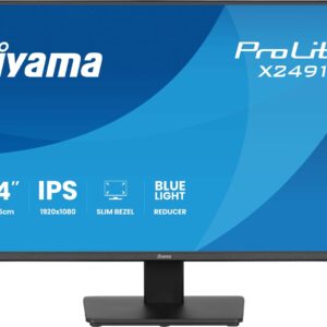 iiyama ProLite X2491H-B1 kompiuterio monitorius 60,5 cm (23.8") 1920 x 1080 pikseliai „Full HD“ LCD Juoda - Image 3