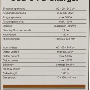 Inter-Tech PD-2100 Juoda AC Vidaus - Image 3