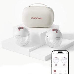 Momcozy M5 Pientraukis su programėlės valdymu – dvigubas rinkinys Raudonas