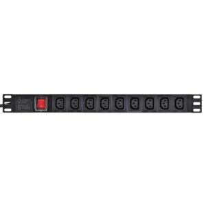Alantec PZ010 elektros tinklo ilgintuvas 1,8 m 9 AC išvestis(ys / čių) Vidaus Juoda - Image 2
