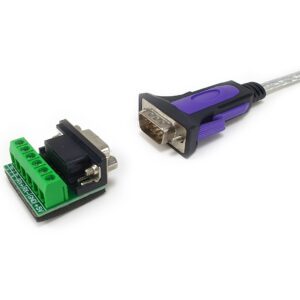 Equip 133387 serijinis kabelis Pilka 1,5 m USB A tipo DB-9 - Image 1