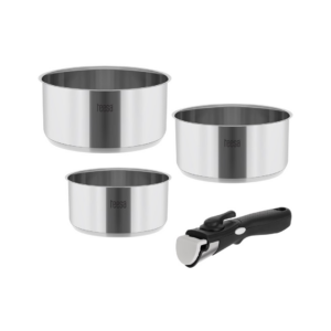 Cookware set with detachable handle TEESA COOK EXPERT SINGLE HAND