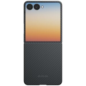Dėklas PITAKA Edge Dėklas for Samsung Galaxy Z Flip8 juodos spalvos-grey