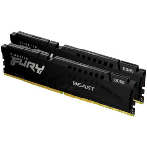 Kingston Fury Beast Black DDR5-5200 RAM, CL40 - 64 GB Dual-Kit, black - Image 1