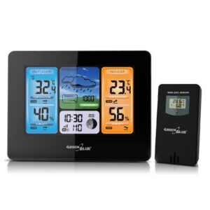 Greenblue 46003 Juoda LCD Baterija „Wi-Fi“