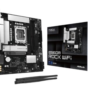 Asrock B860M Rock WiFi Intel B860 LGA 1851 (Socket V1) „micro ATX“ - Image 1
