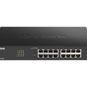 D-Link DGS-1100-16V2 Valdomas L2 Gigabit Ethernet (10/100/1000) Juoda - Image 1