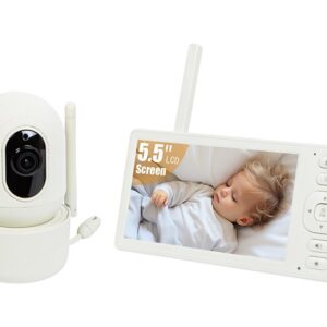 Elektroninis kūdikių monitorius „BLOW“ su 5,5 colio LCD ekranu ir „WiFi“ ryšiu