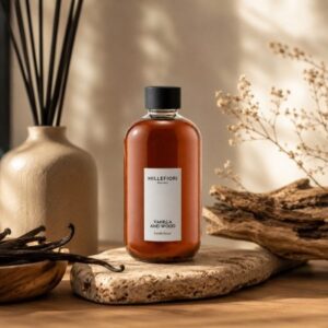 Lazdelių kvapų difuzoriaus papildymas 250 ml VANILLA & WOOD MILLEFIORI - Image 2